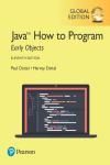 JAVA HOW TO PROGRAM, EARLY OBJECTS, GLOBAL EDITION 11E