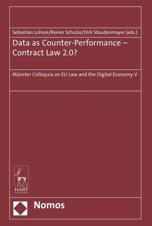 DATA AS COUNTER-PERFORMANCE - CONTRACT LAW 2.0? 