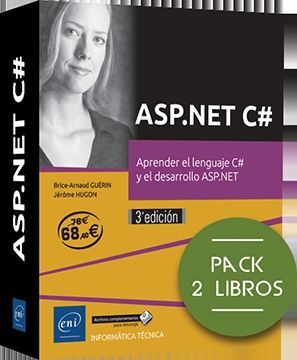 ASP.NET C#. PACK DE 2 LIBROS: APRENDER EL LENGUAJE C# Y EL DESARR